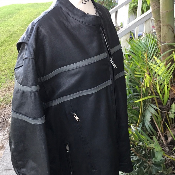 SALE Unik leather motorcycle jacket size 2XL - Picture 4 of 8